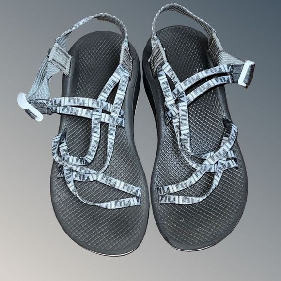 Chaco ZCloud X Echo Paloma Women’s Gray Strappy Sport Sandals Size 9 - Picture 2 of 6